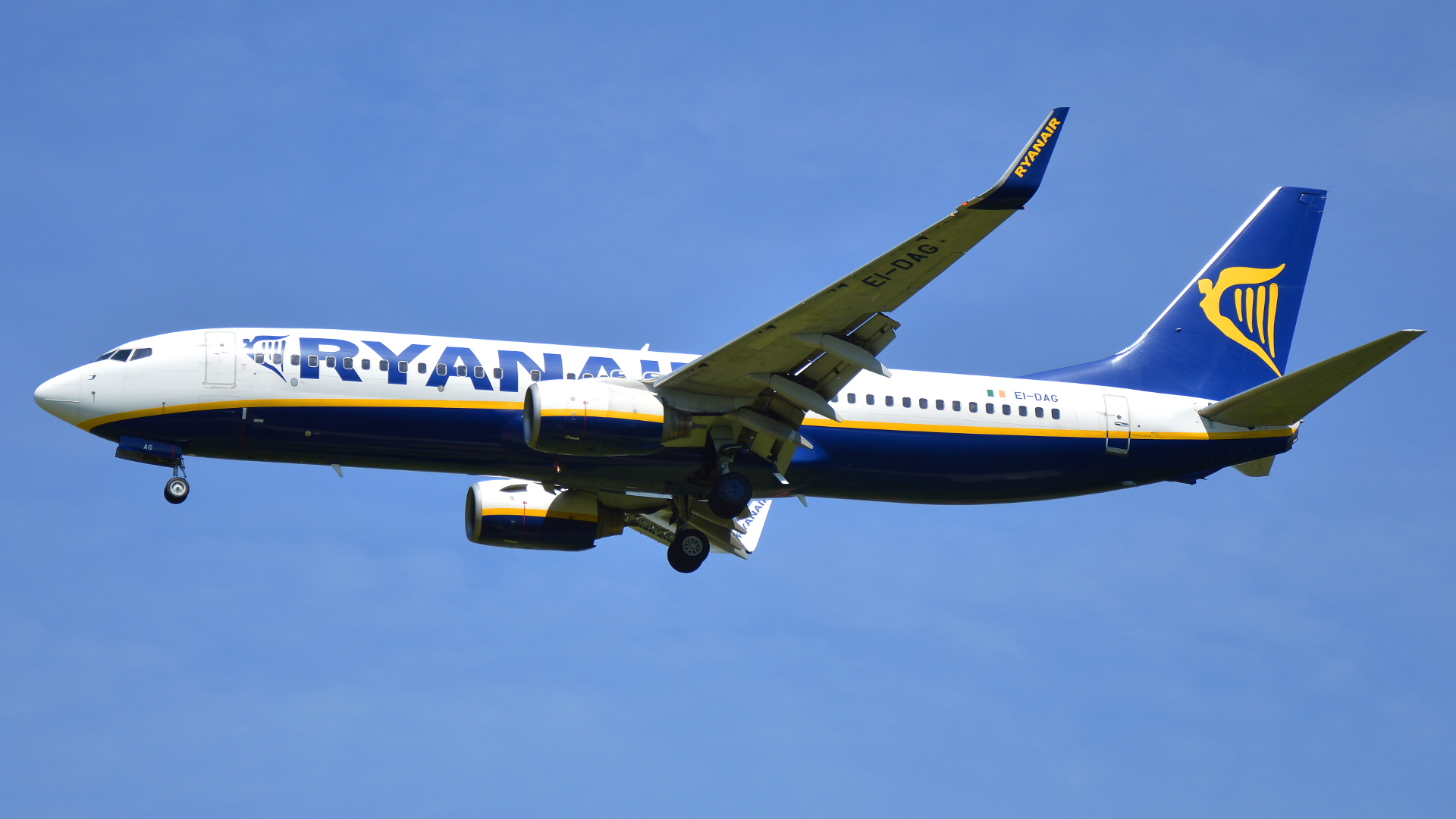 EI-DAG ✈ Ryanair Boeing 737-8AS(WL) @ Kraków-Balice