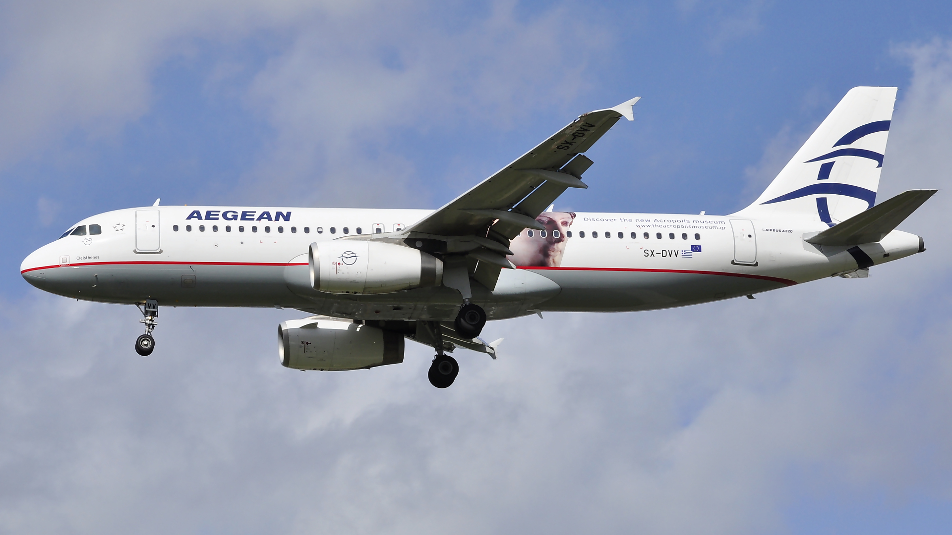 SX-DVV ✈ Aegean Airlines Airbus 320-232 @ London-Heathrow