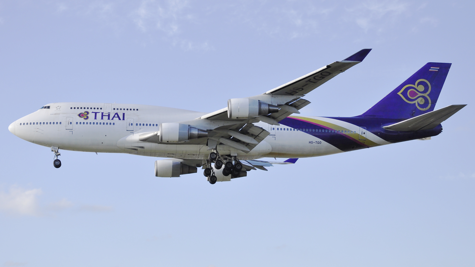 HS-TGO ✈ Thai Airways International Boeing 747-4D7 @ London-Heathrow