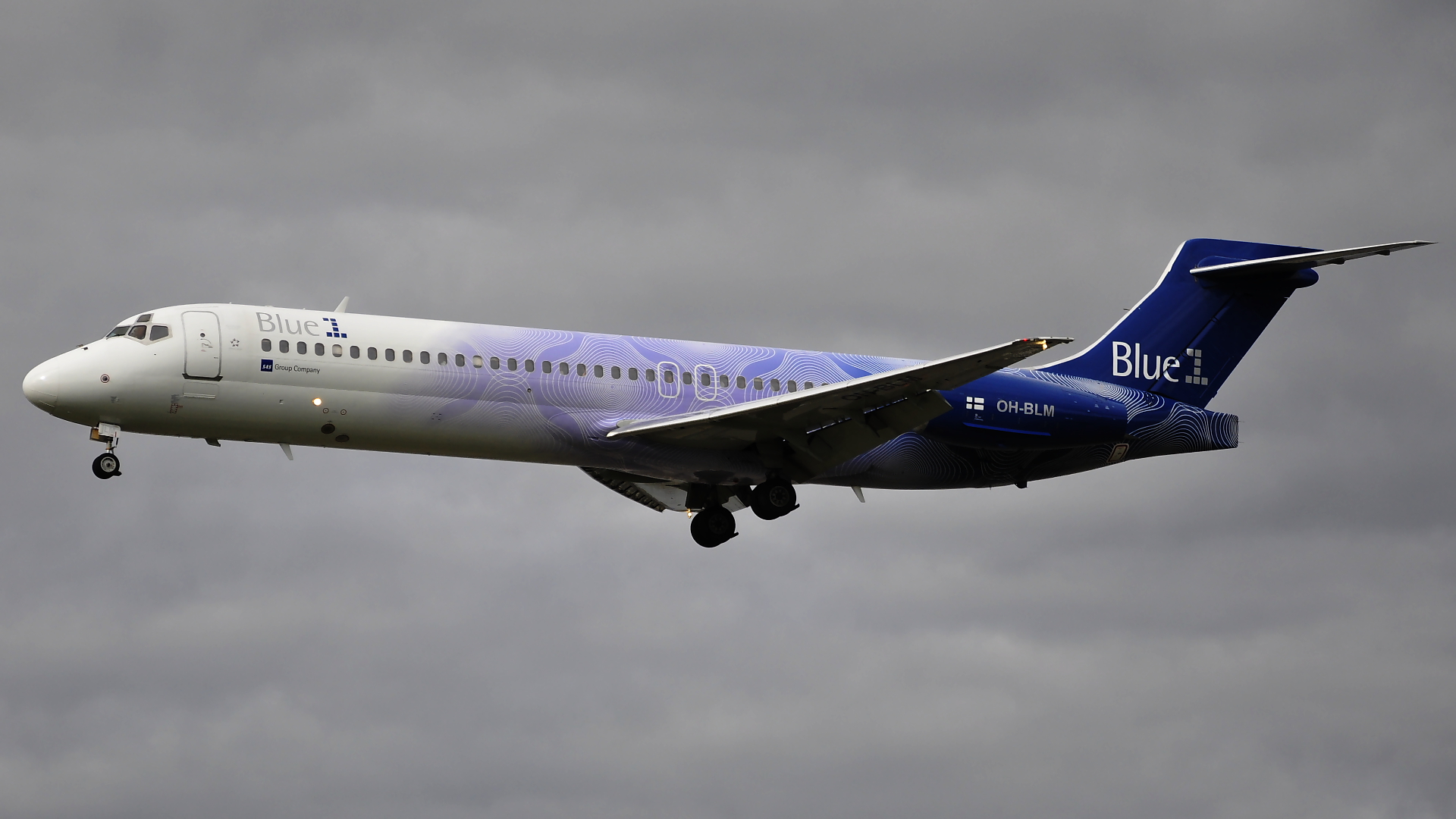 OH-BLM ✈ Blue1 Boeing 717-23S @ London-Heathrow