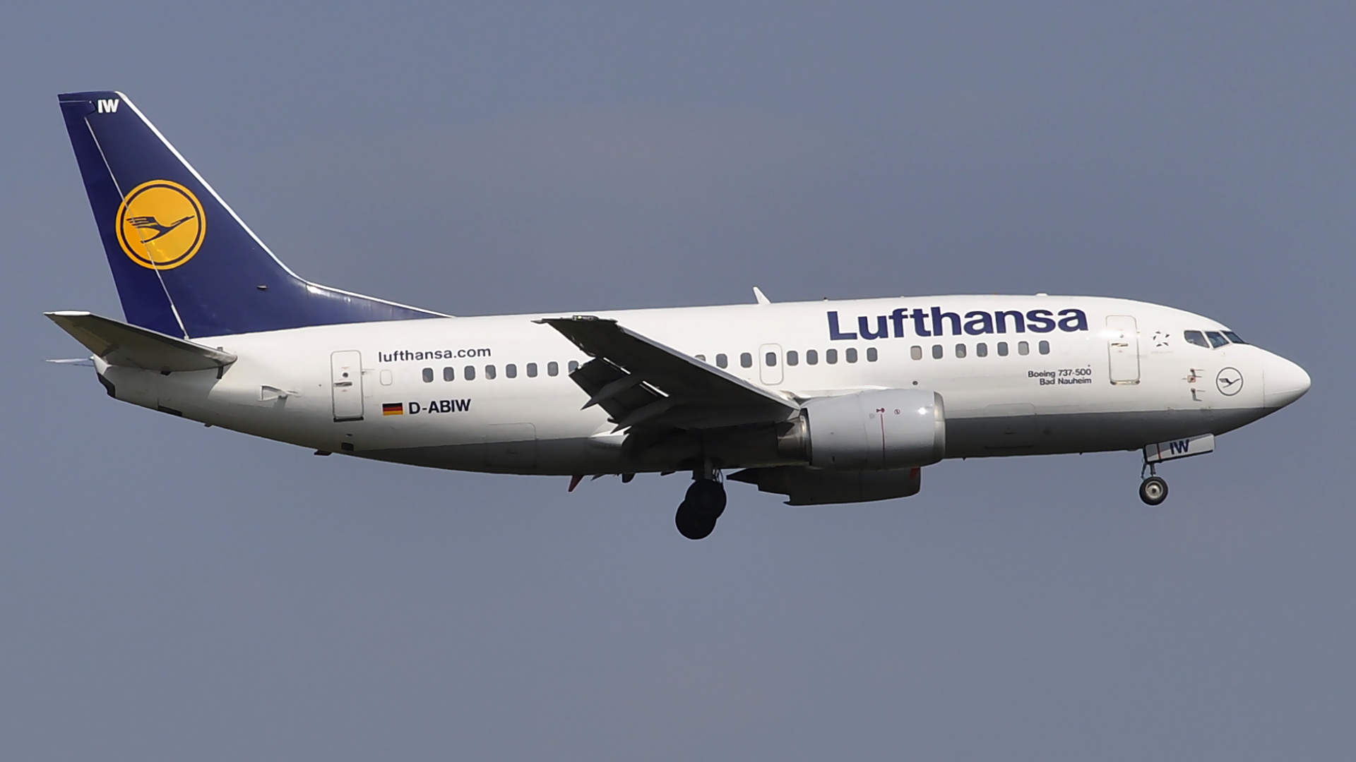 D-ABIW ✈ Lufthansa Boeing 737-530 @ London-Heathrow