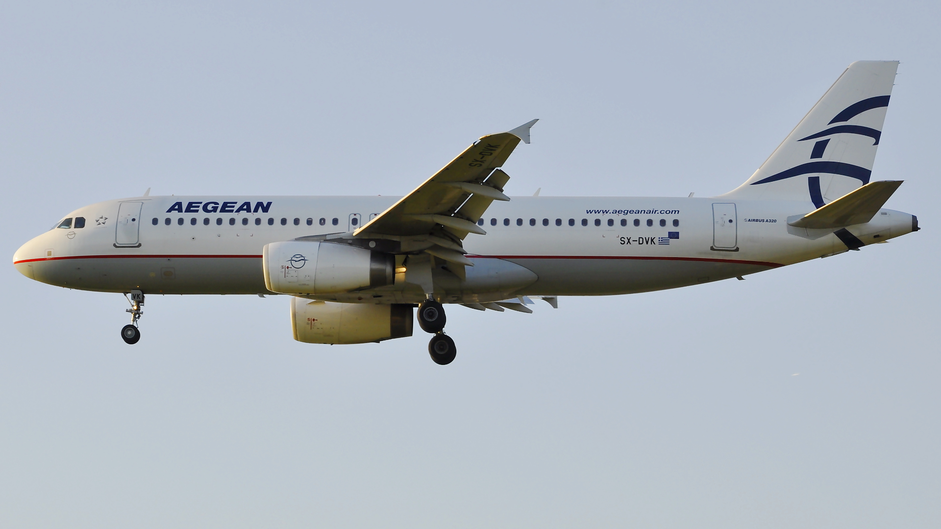SX-DVK ✈ Aegean Airlines Airbus 320-232 @ London-Heathrow