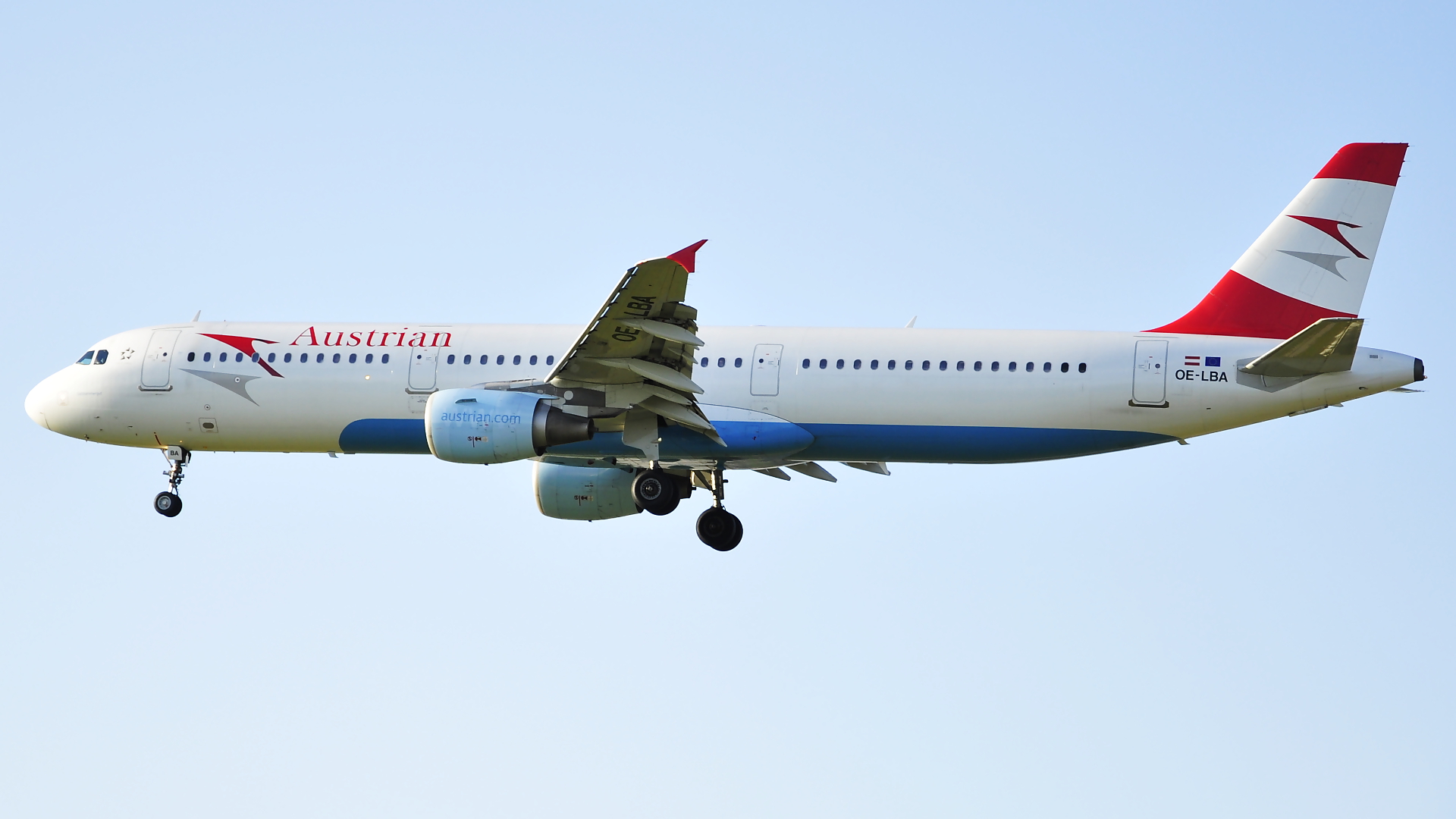 OE-LBA ✈ Austrian Airlines Airbus 321-111 @ London-Heathrow