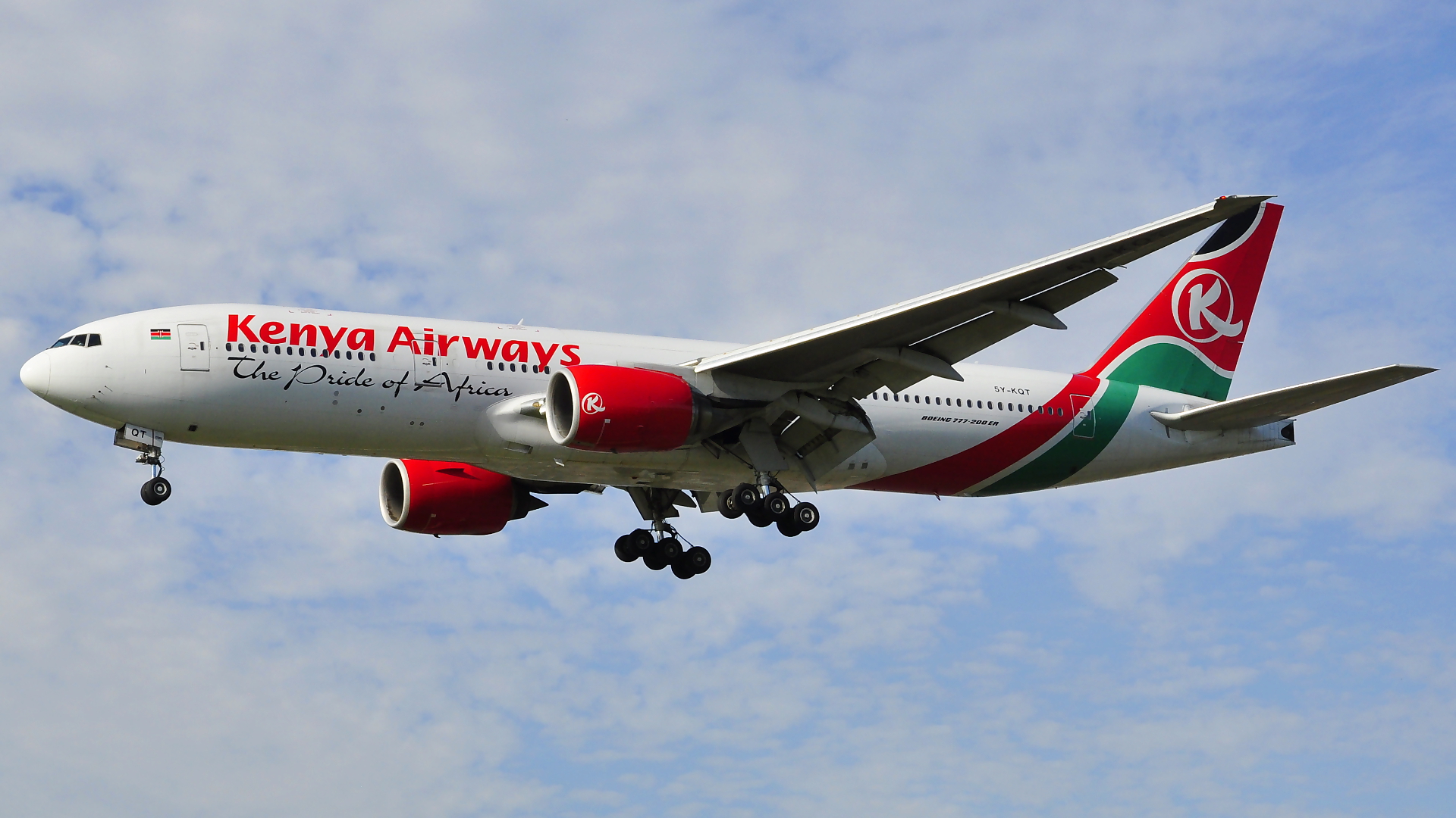 5Y-KQT ✈ Kenya Airways Boeing 777-2U8(ER) @ London-Heathrow
