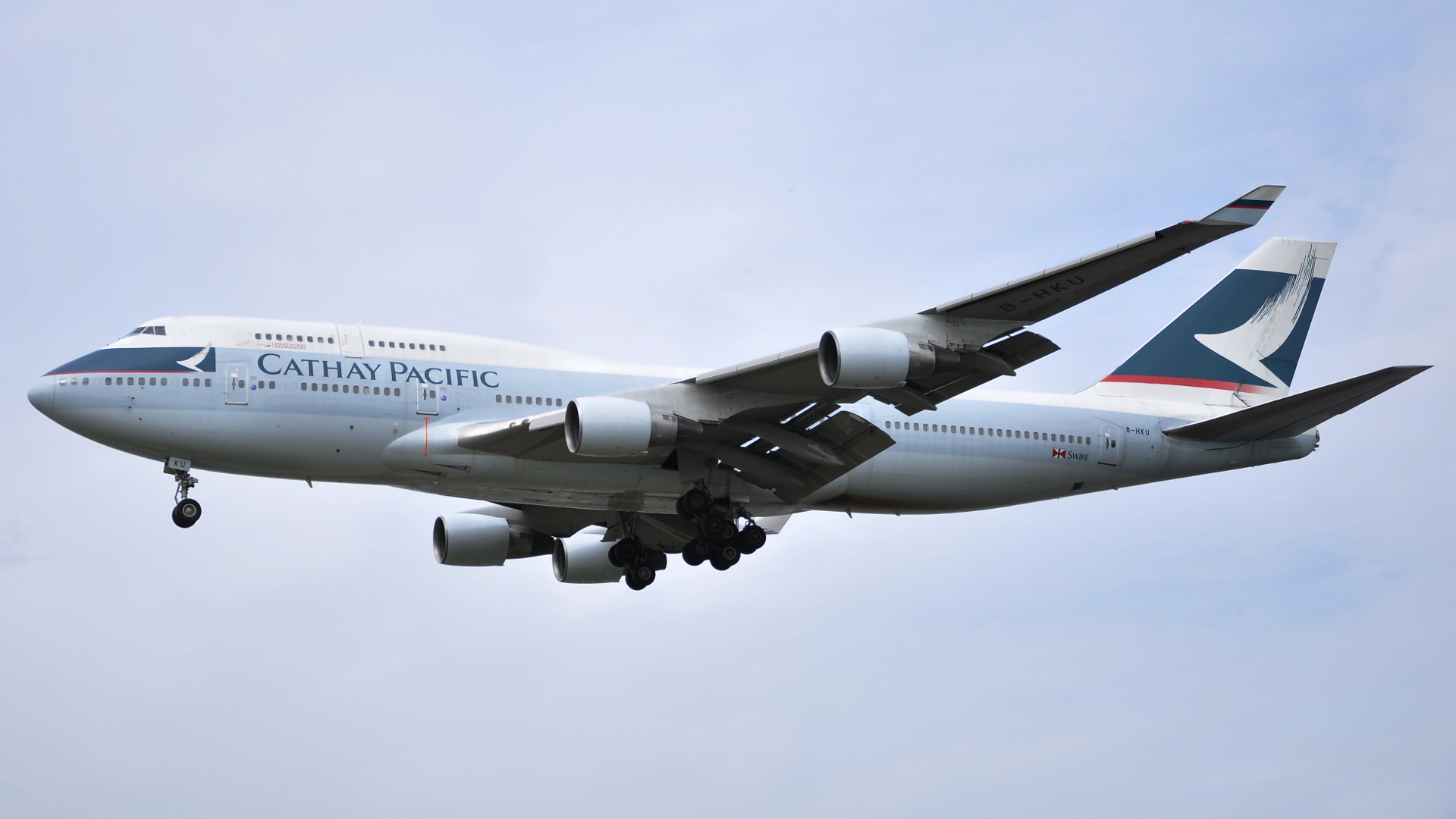 B-HKU ✈ Cathay Pacific Boeing 747-412 @ London-Heathrow