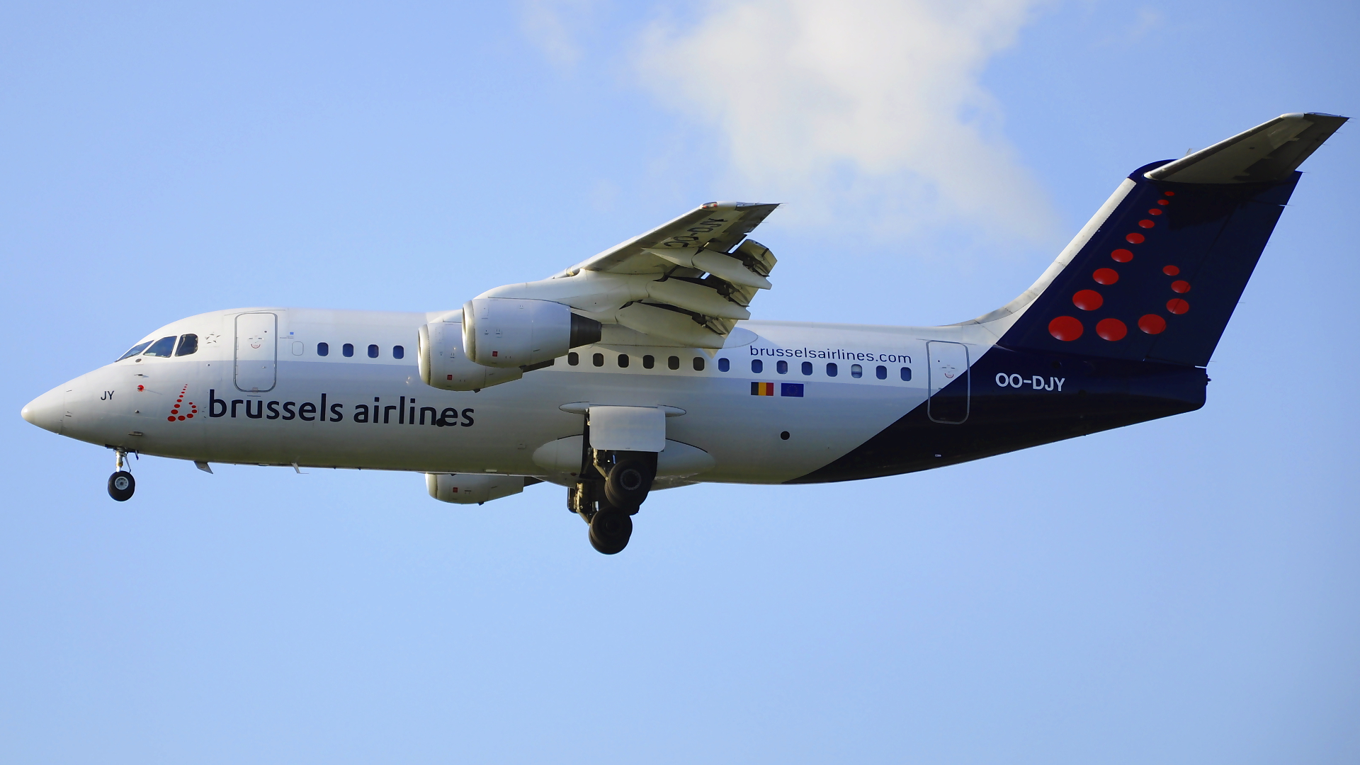 OO-DJY ✈ Brussels Airlines British Aerospace British Aerospace RJ85 @ London-Heathrow