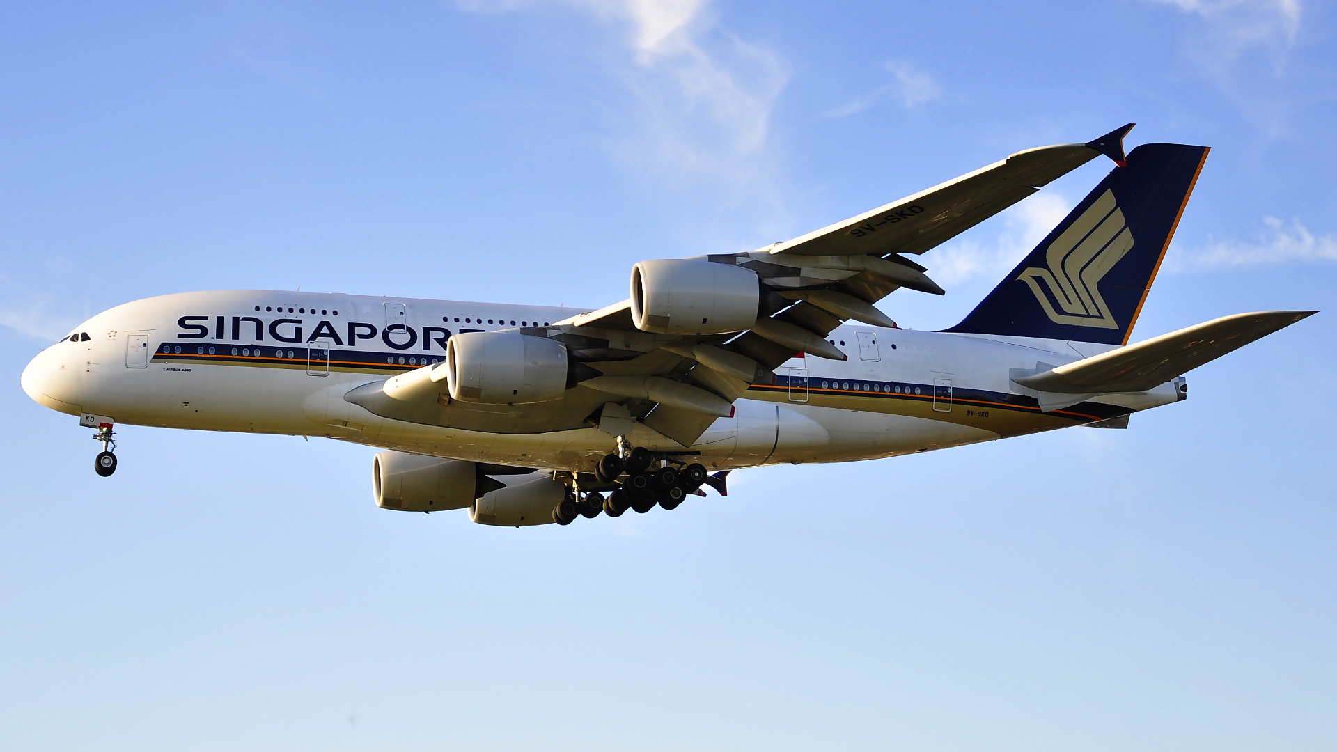 9V-SKD ✈ Singapore Airlines Airbus 380-841 @ London-Heathrow