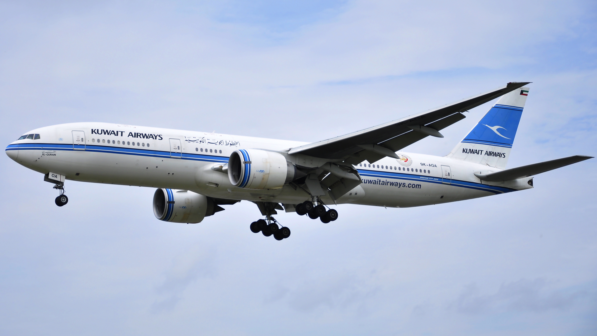 9K-AOA ✈ Kuwait Airways Boeing 777-269(ER) @ London-Heathrow