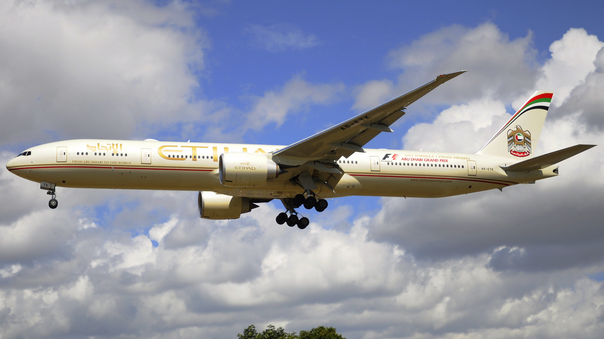 A6-ETK ✈ Etihad Airways Boeing 777-3FX(ER) @ London-Heathrow