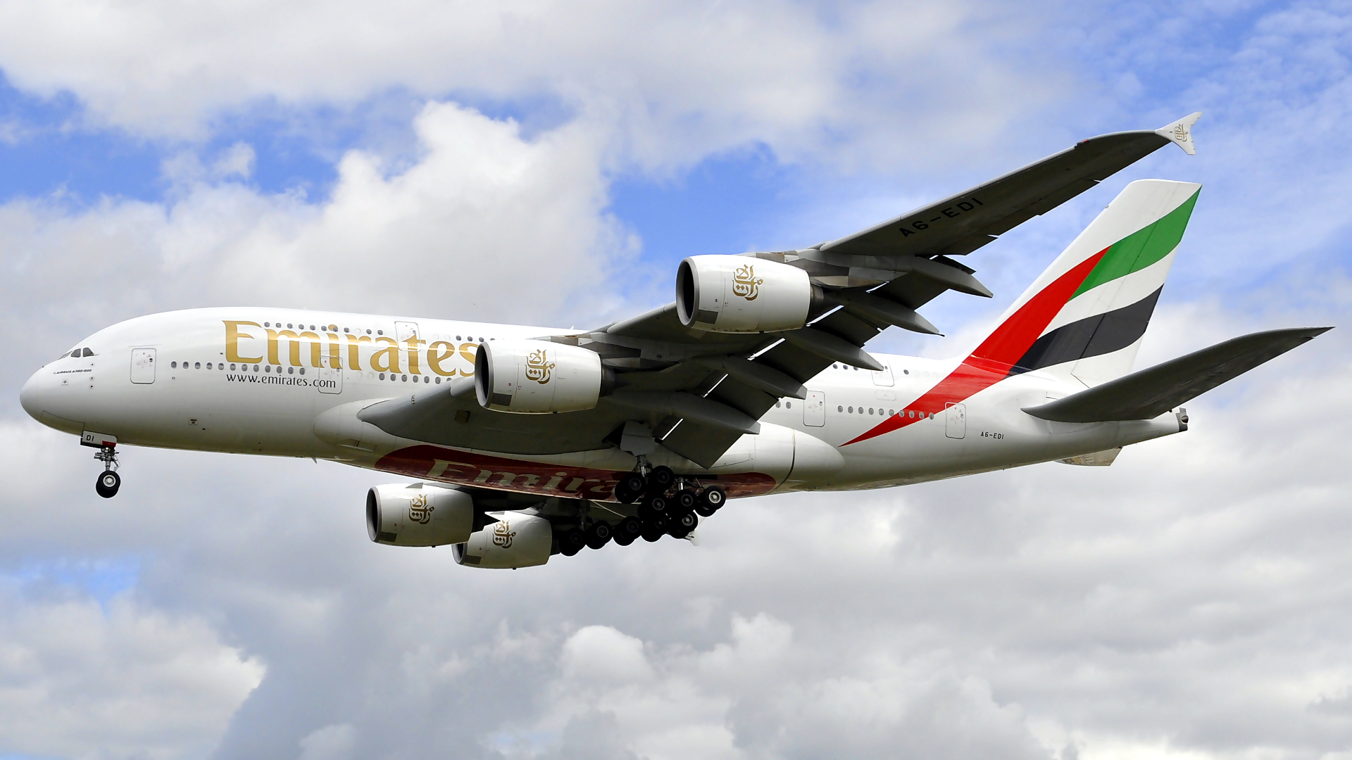 A6-EDI ✈ Emirates Airline Airbus 380-861 @ London-Heathrow