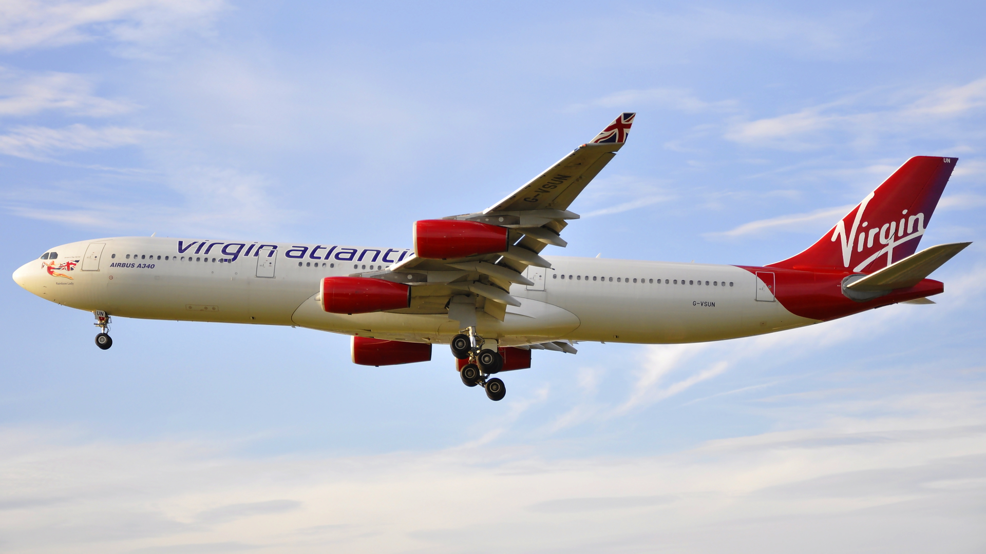 G-VSUN ✈ Virgin Atlantic Airways Airbus 340-313 @ London-Heathrow