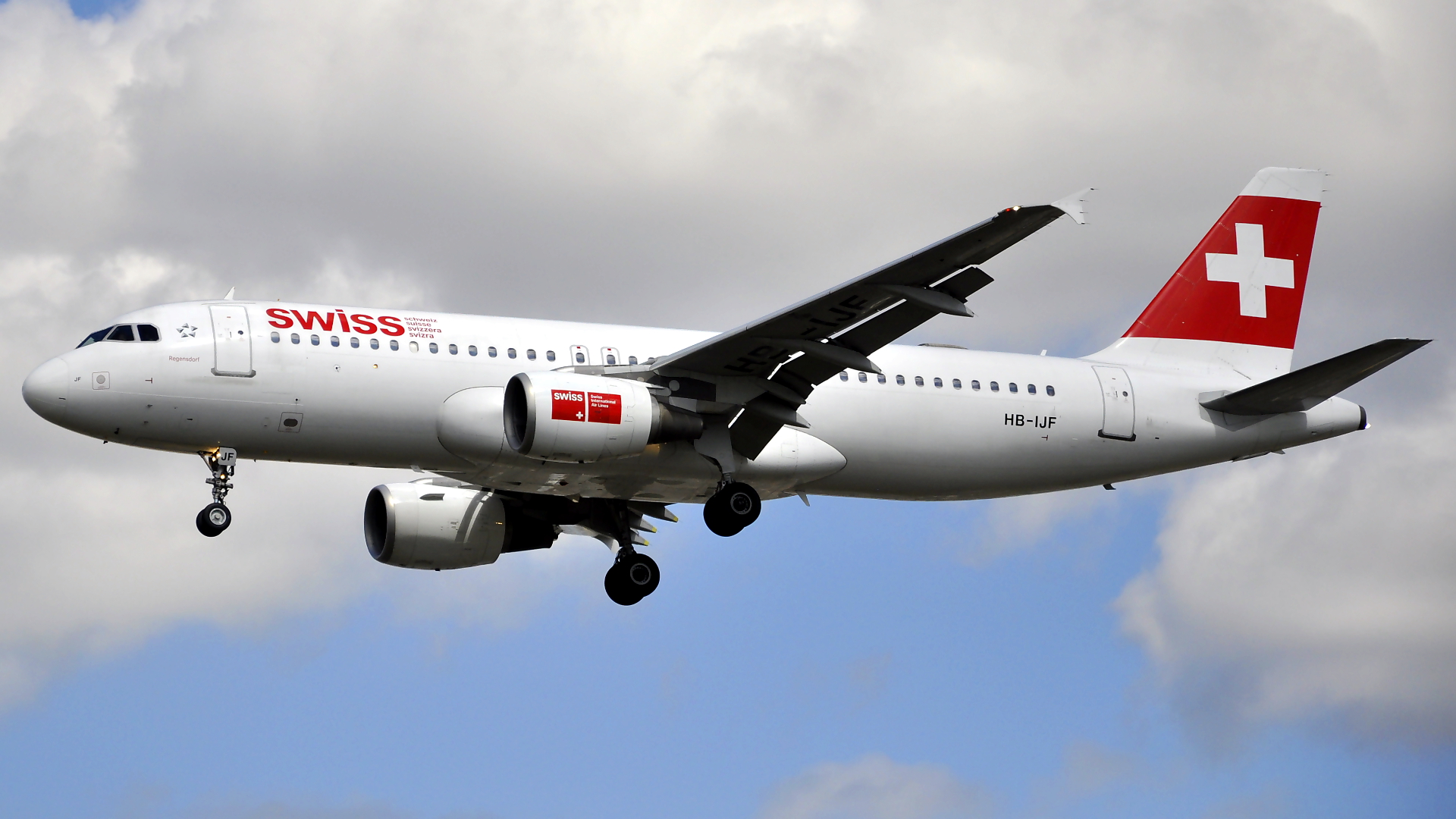 HB-IJF ✈ Swiss International Air Lines Airbus 320-214 @ London-Heathrow