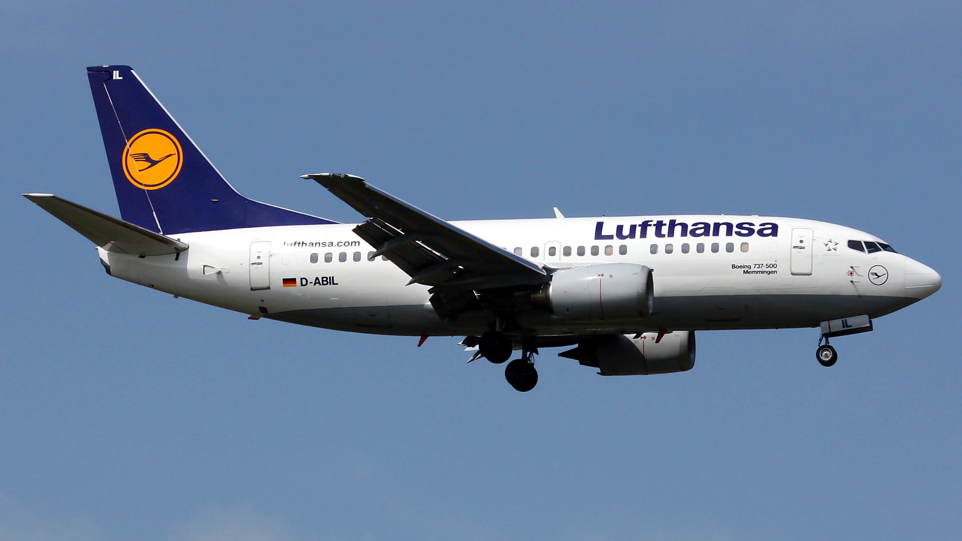 D-ABIL ✈ Lufthansa Boeing 737-530 @ London-Heathrow