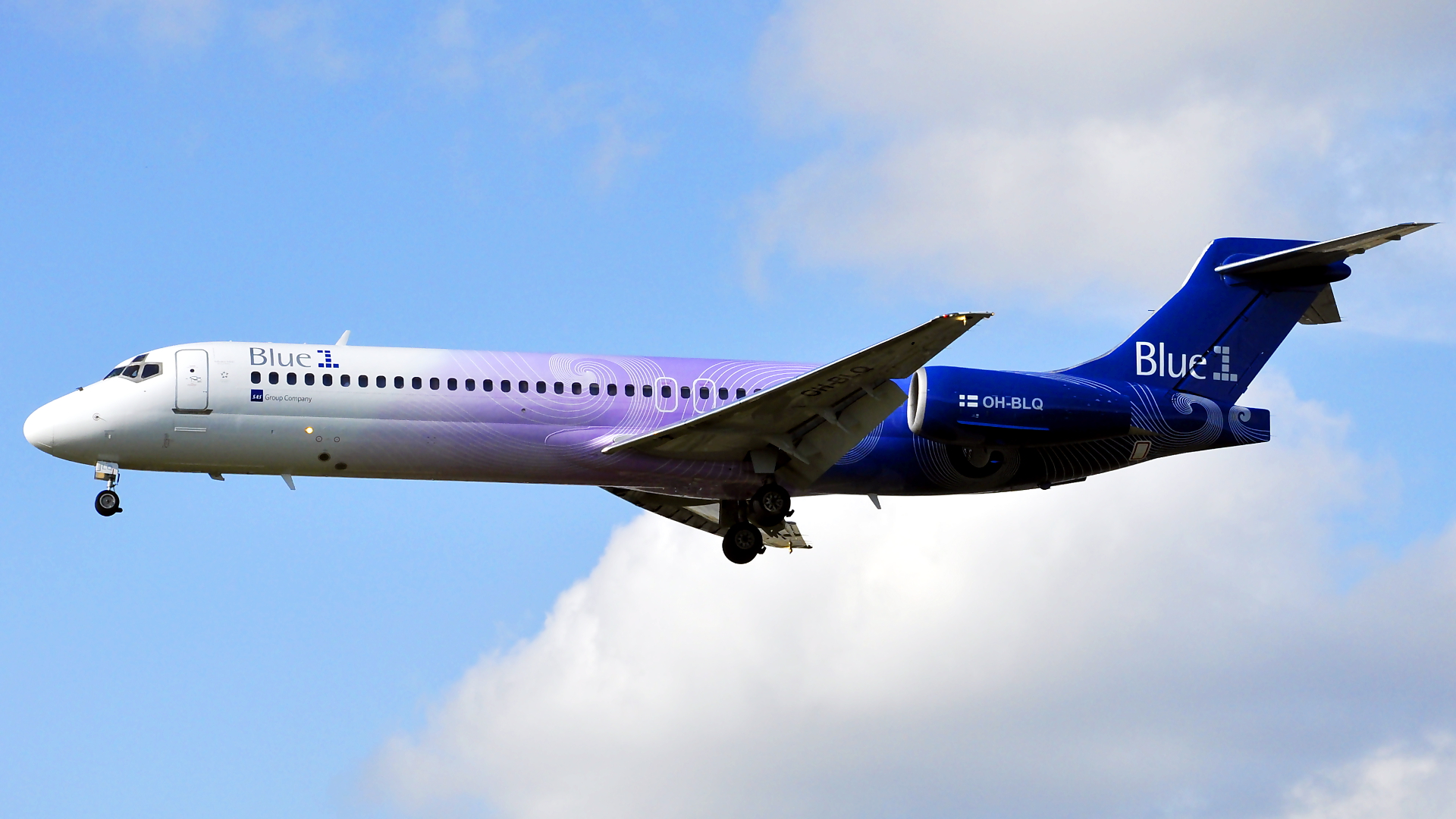 OH-BLQ ✈ Blue1 Boeing 717-23S @ London-Heathrow