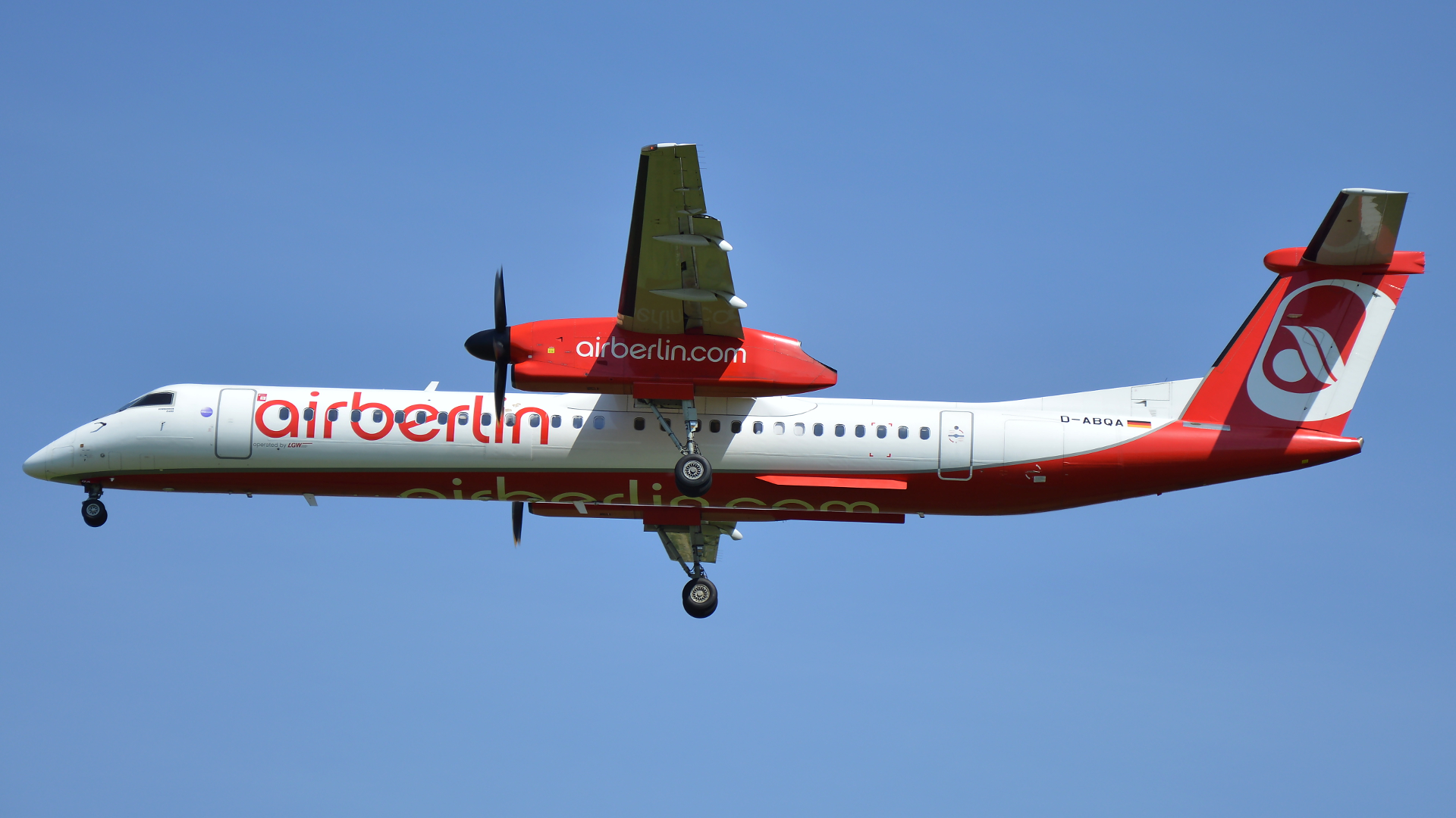 D-ABQA ✈ Air Berlin De Havilland Canada DHC-8-402Q Dash 8 @ Kraków-Balice