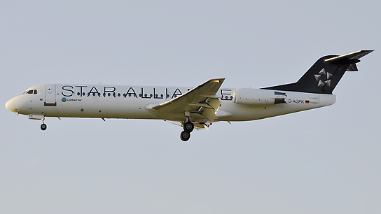 D-AGPK ✈ Lufthansa Fokker F100