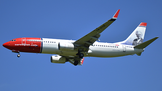 LN-DYB ✈ Norwegian Air Shuttle Boeing 737-8JP(WL)